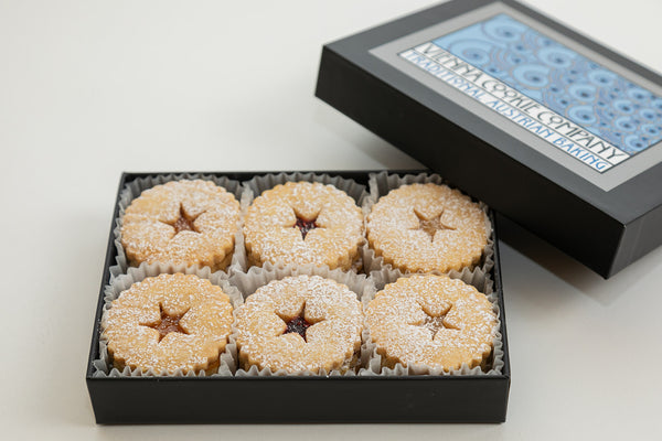 Christmas Linzer Tart Cookies